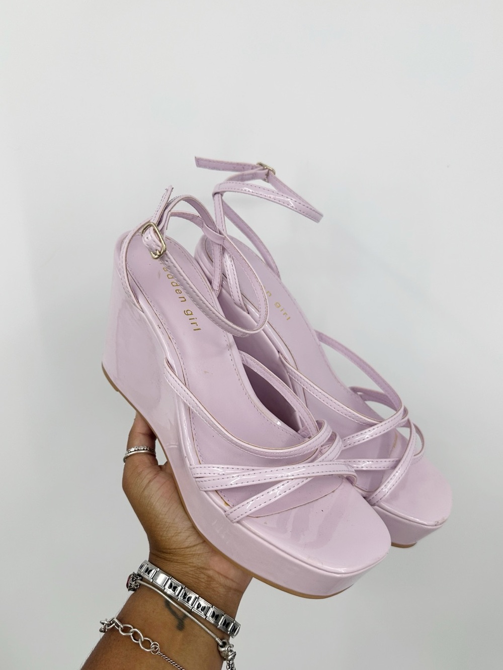 Madden Girl Myaa Women's Wedge Sandals Size 10 Whimsical  Fairycore